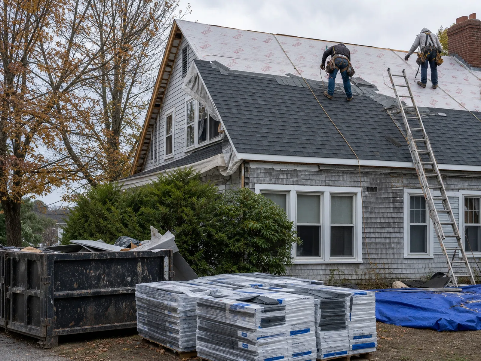 Nor'easter full replacement, insurance approved