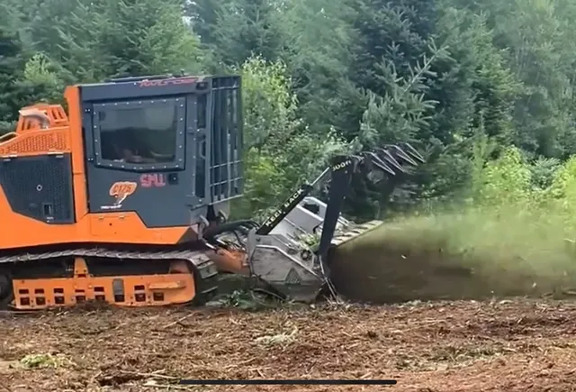 Durham Forestry Mulching Land Clearing and Stump Grinding work photo