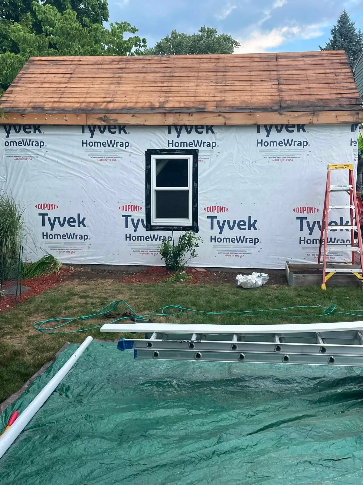 Detached garage rebuild, Medford MA