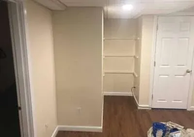 finished interior paint after repairing drywall