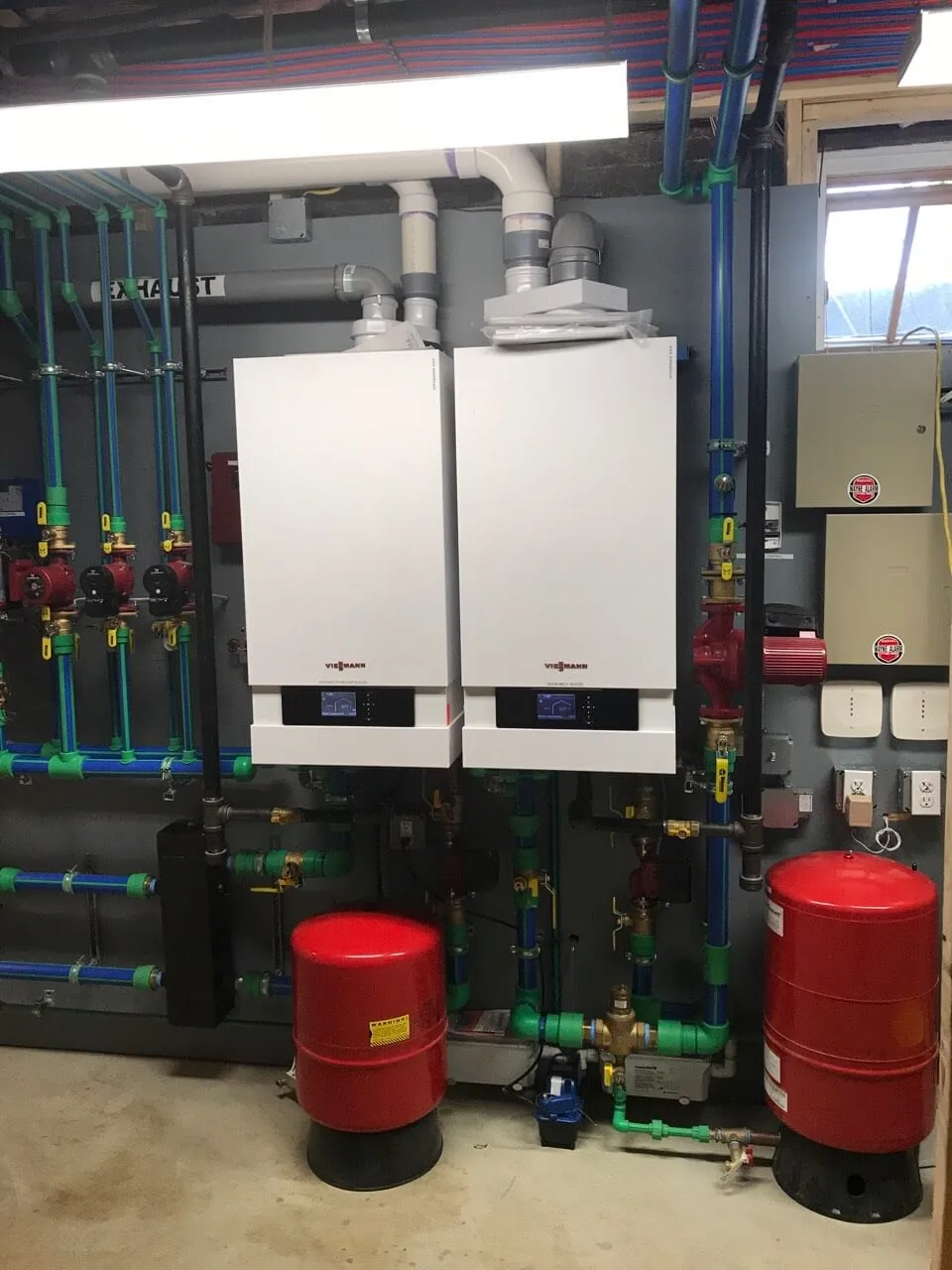 Newly Installed, Twin Viessmann Boilers