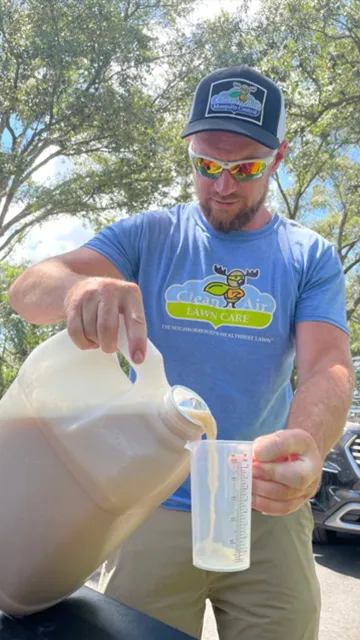 organic lawn fertilization