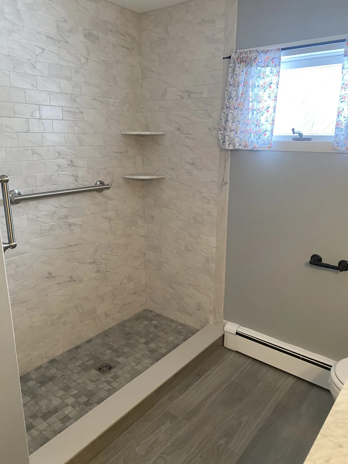 tile shower