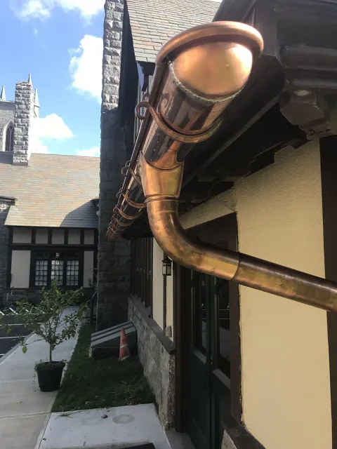 Copper Gutters