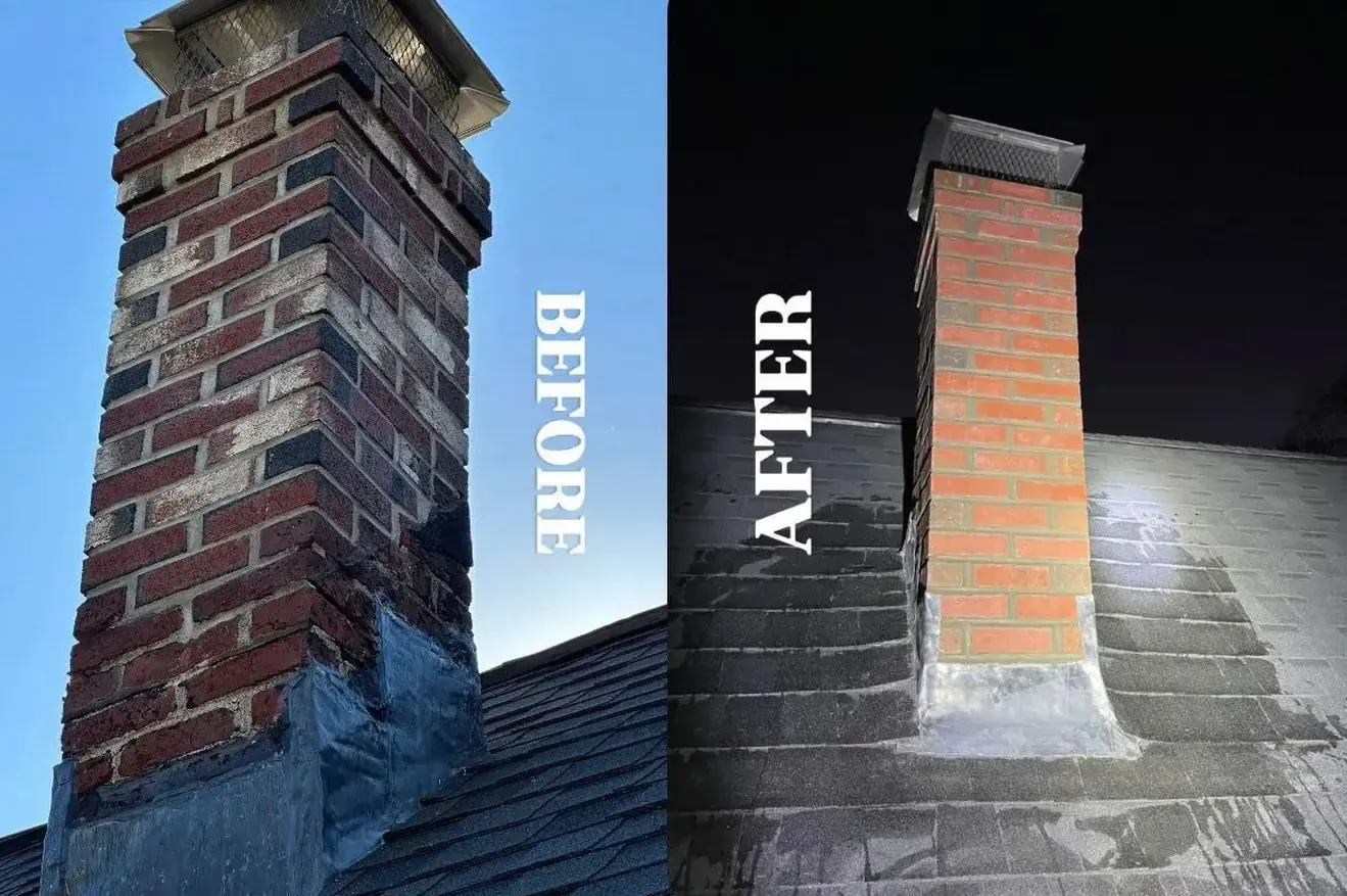 Chimney column restoration and repointing — Chimney Goat project