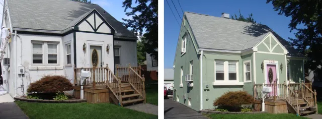 Before & After House Exterior Painting