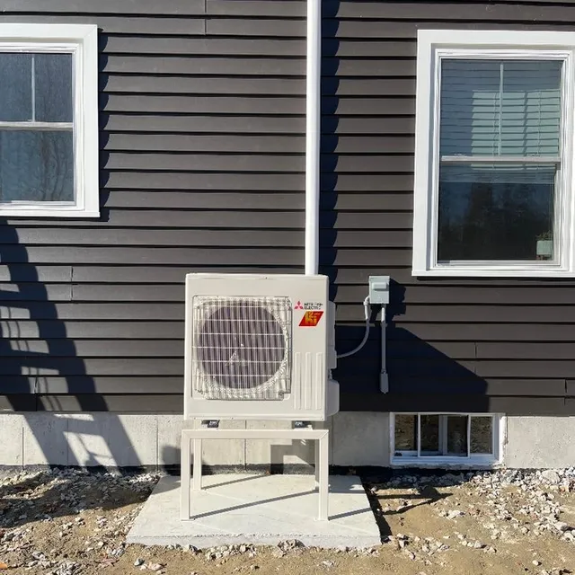 Heat pumps of Maine work photo