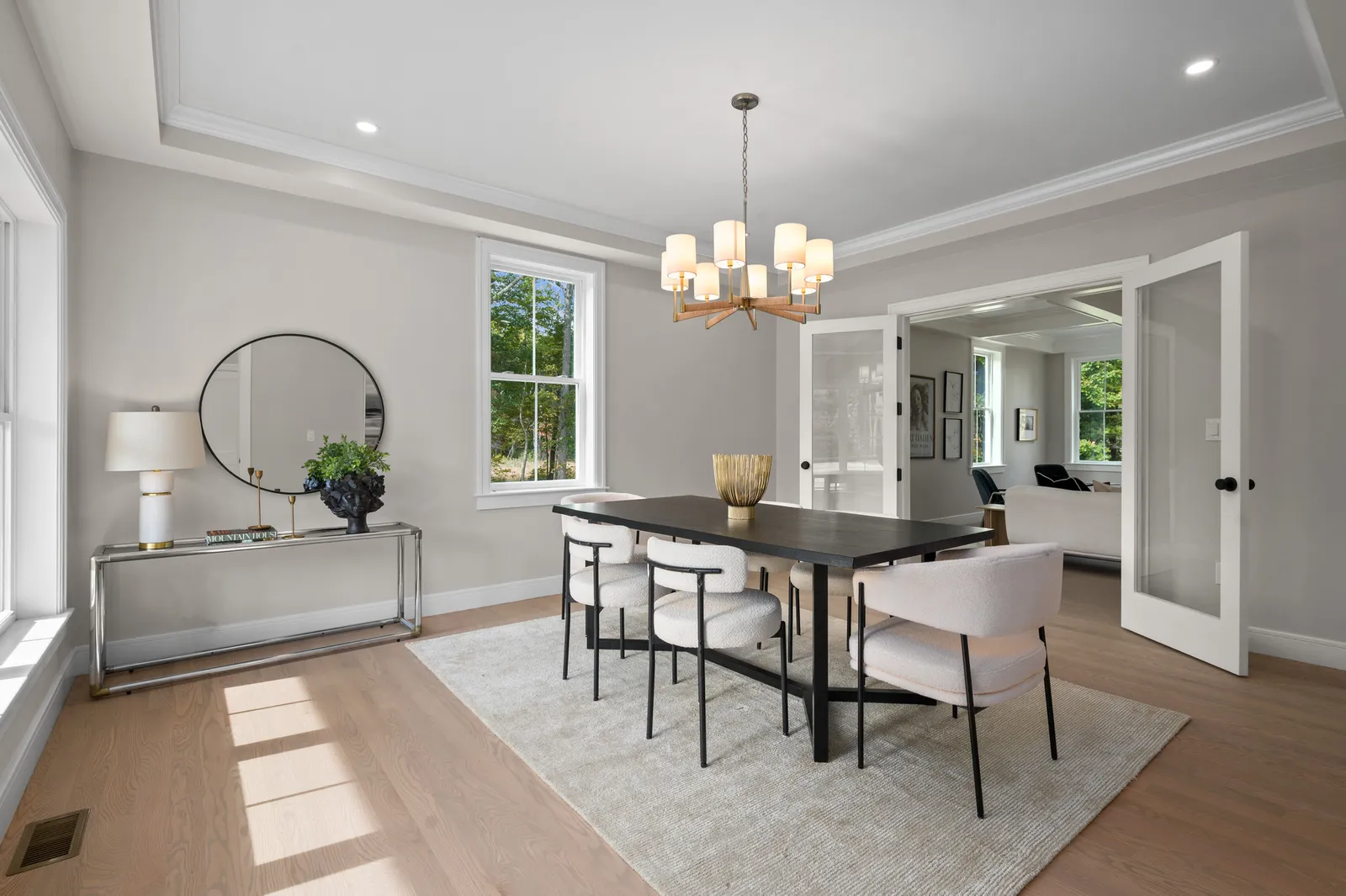 Completed interior project