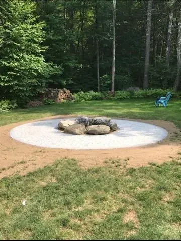 Outdoor Fire Fit at Work — Worcester, MA — Watson Landscaping and Construction