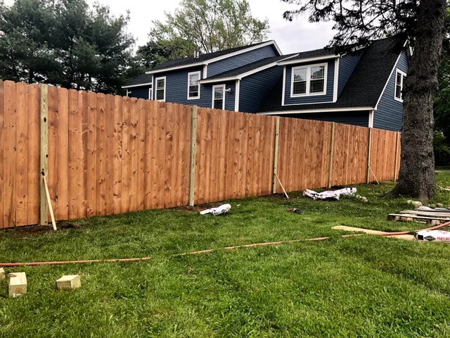 Fence Contractors Milton MA work photo