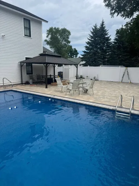 Transform your outdoor space with our expert Patio Construction service, combining durability and elegance to create a beautiful, functional area perfect for relaxation and entertainment in your own backyard. for S&G Hardscaping and Plowing in Boston, MA