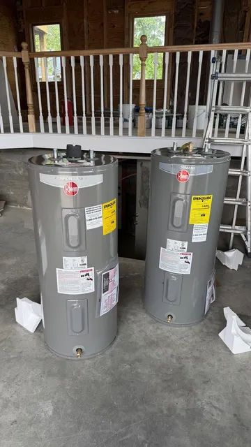 New Rheem power-vent — new construction