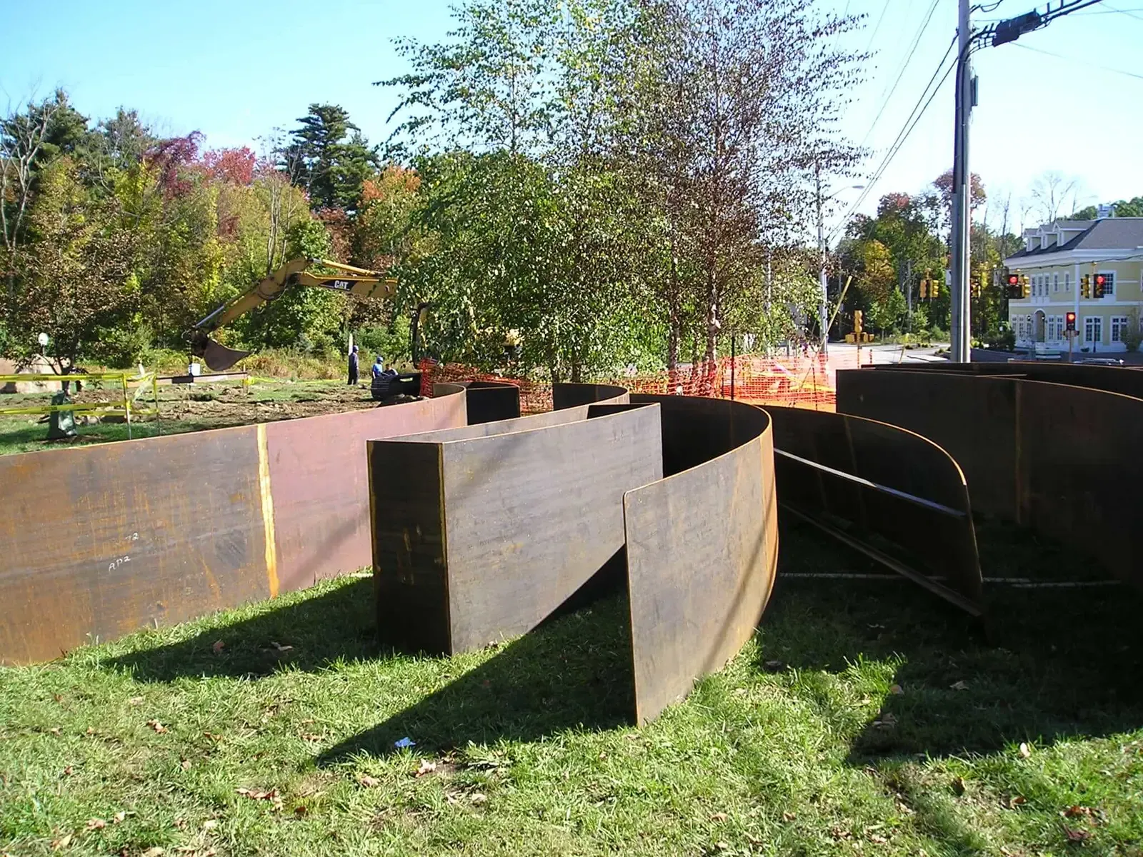 Completed landscape architecture project
