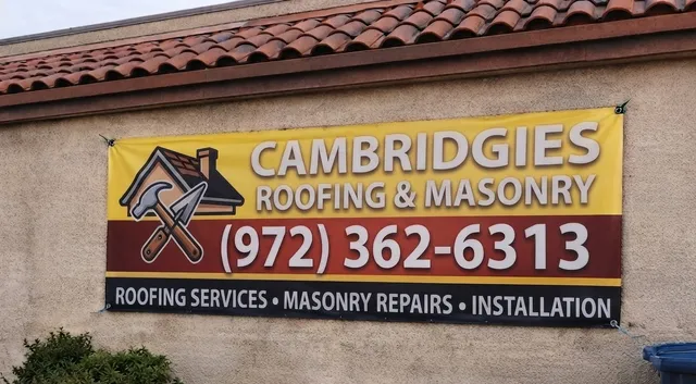 Cambridges Roofing & Masonry work photo