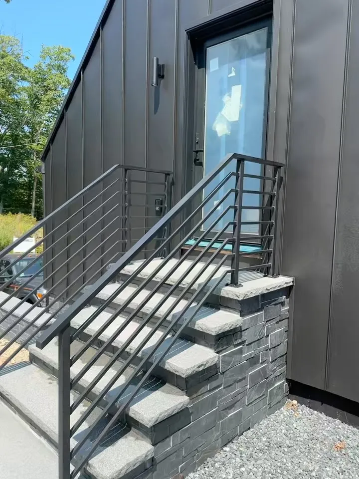 We’re excited to share this newly installed custom black metal railing, handcrafted with square stock posts, handrails, and balusters. Its clean, minimal lines complement the home’s modern architecture and help anchor the design language throughout the space. With its sculptural quality and refined simplicity, it blurs the line between function and art.

#ModernArchitecture #CustomMetalwork #InteriorDetails #LuxuryHomes #MinimalDesign #BlackMetal #ArchitecturalDetails #ModernStaircase #EchelonBuilders