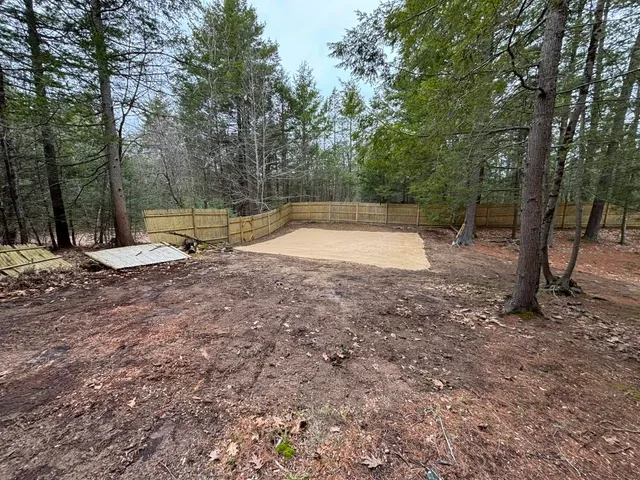 Foundation pad preparation and gravel base in Hampton, NH