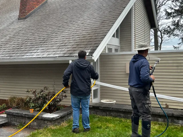 Lake Champlain Power Wash work photo