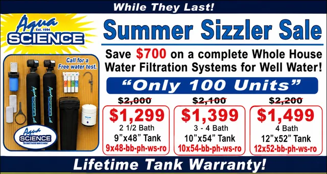 Summer Sizzler Sale Filteration kit