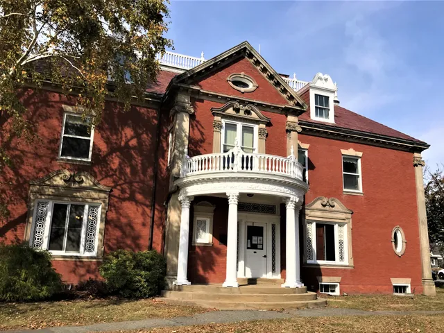 Historic brick residence exterior restoration