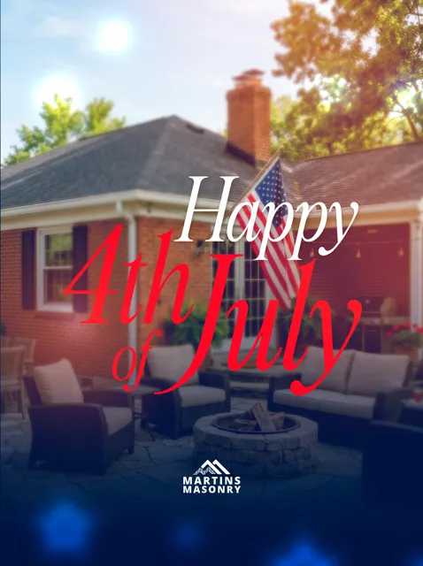 Today we celebrate the freedom to build, create, and make a place feel like home.

Wishing our clients, friends, and community a joyful and safe 4th of July. Thank you for trusting Martins Masonry to be part of your homes and memories. Happy Independence Day!

#fourthofjuly  #MartinsMasonry #BuiltToLast