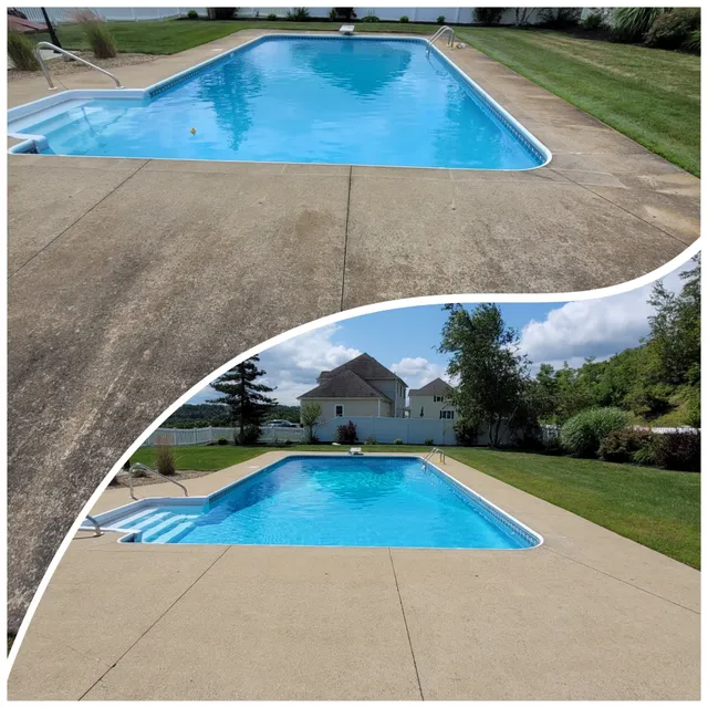 Pristine pressure washing work photo