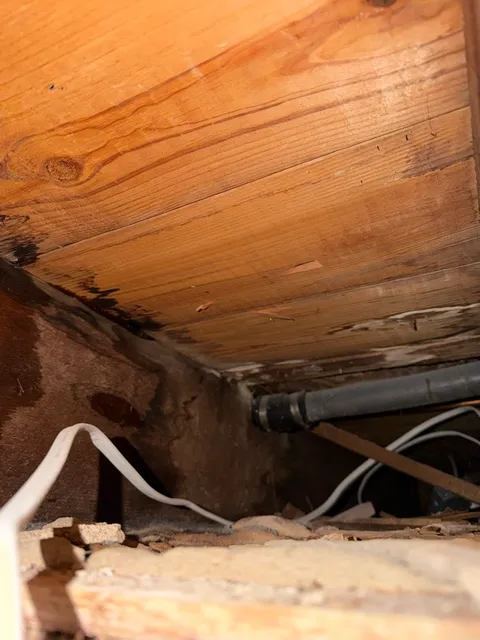 Property damage restoration project in Central Connecticut