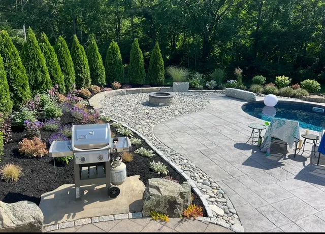 Oceanside Landscaping Rye, NH work photo
