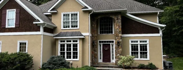 Modern Luxury Home Stucco - stucco project by Marco G Construction