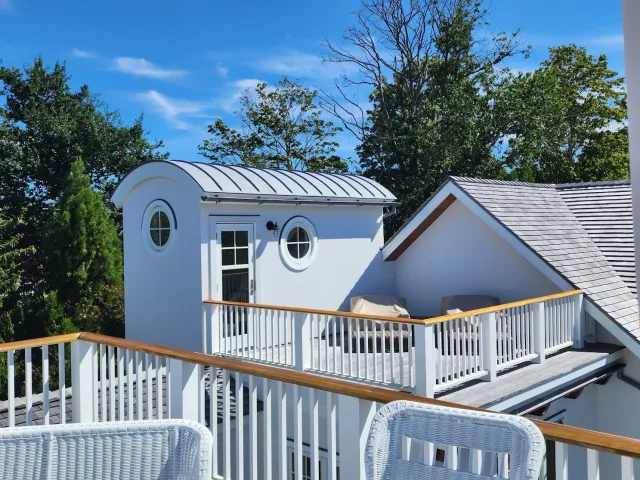 Wood and metal roofing, copper guttering by Slate and Copper Services in Portsmouth, Rhode Island and Easton, Connecticut, serving Fairfield County, Providence, coastal RI, and South Coast, MA.
