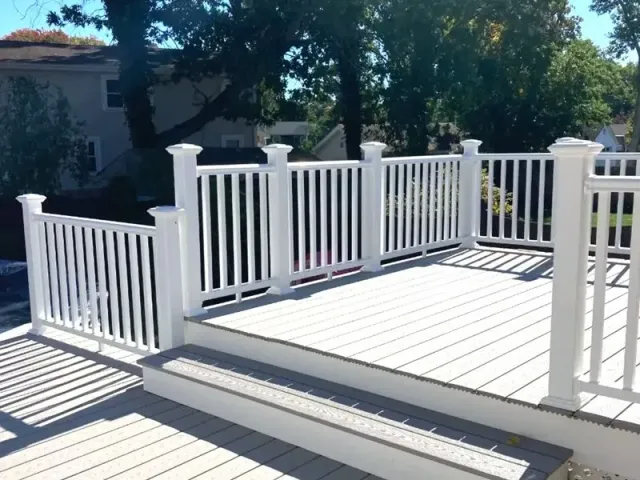 white deck
