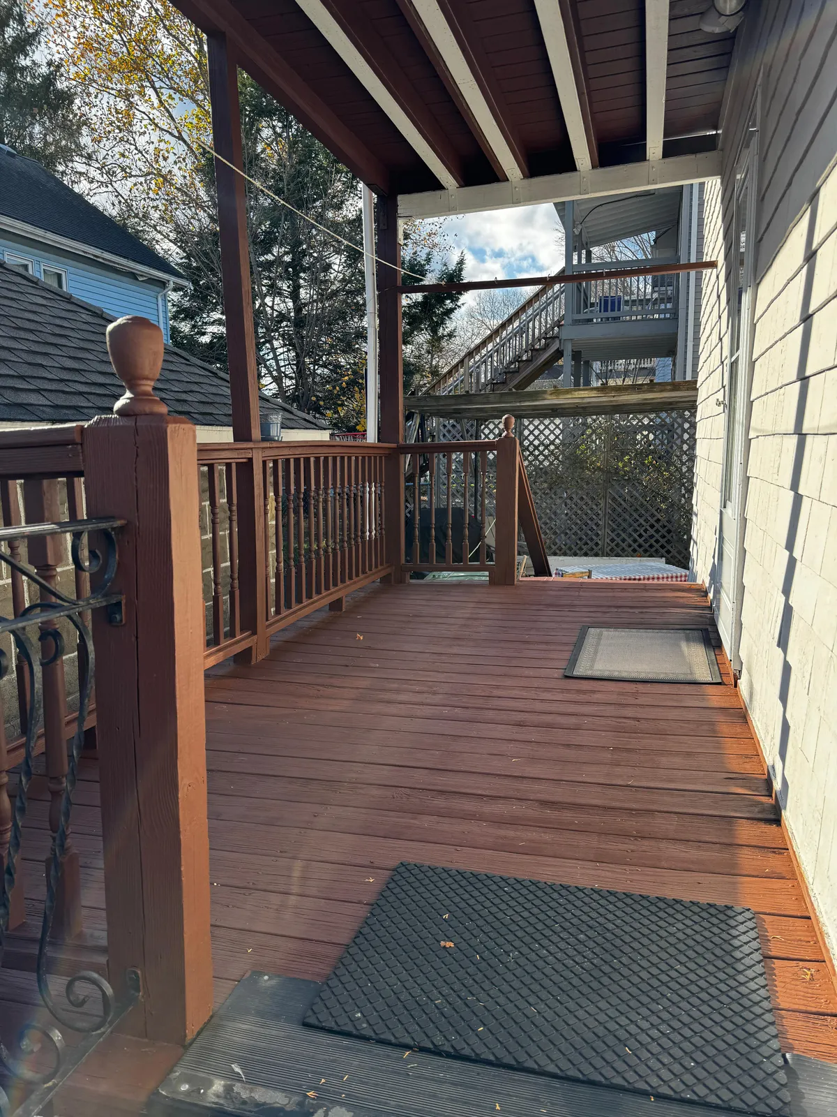 Porch after restoration