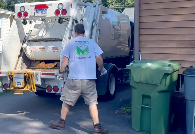 Malone’s Refuse Service work photo