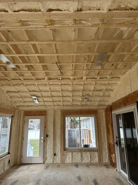 work photo from sprayfoamofcapecod.com