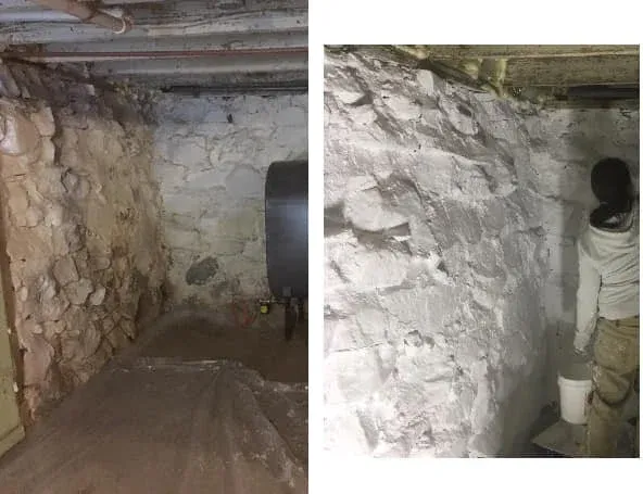 A basement paint job