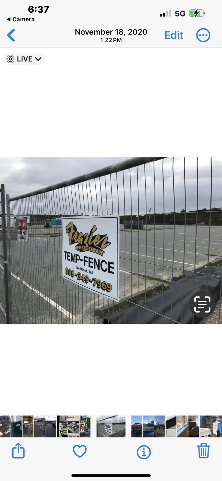 work photo from Google listing