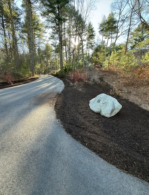 Curved Driveway Bed
