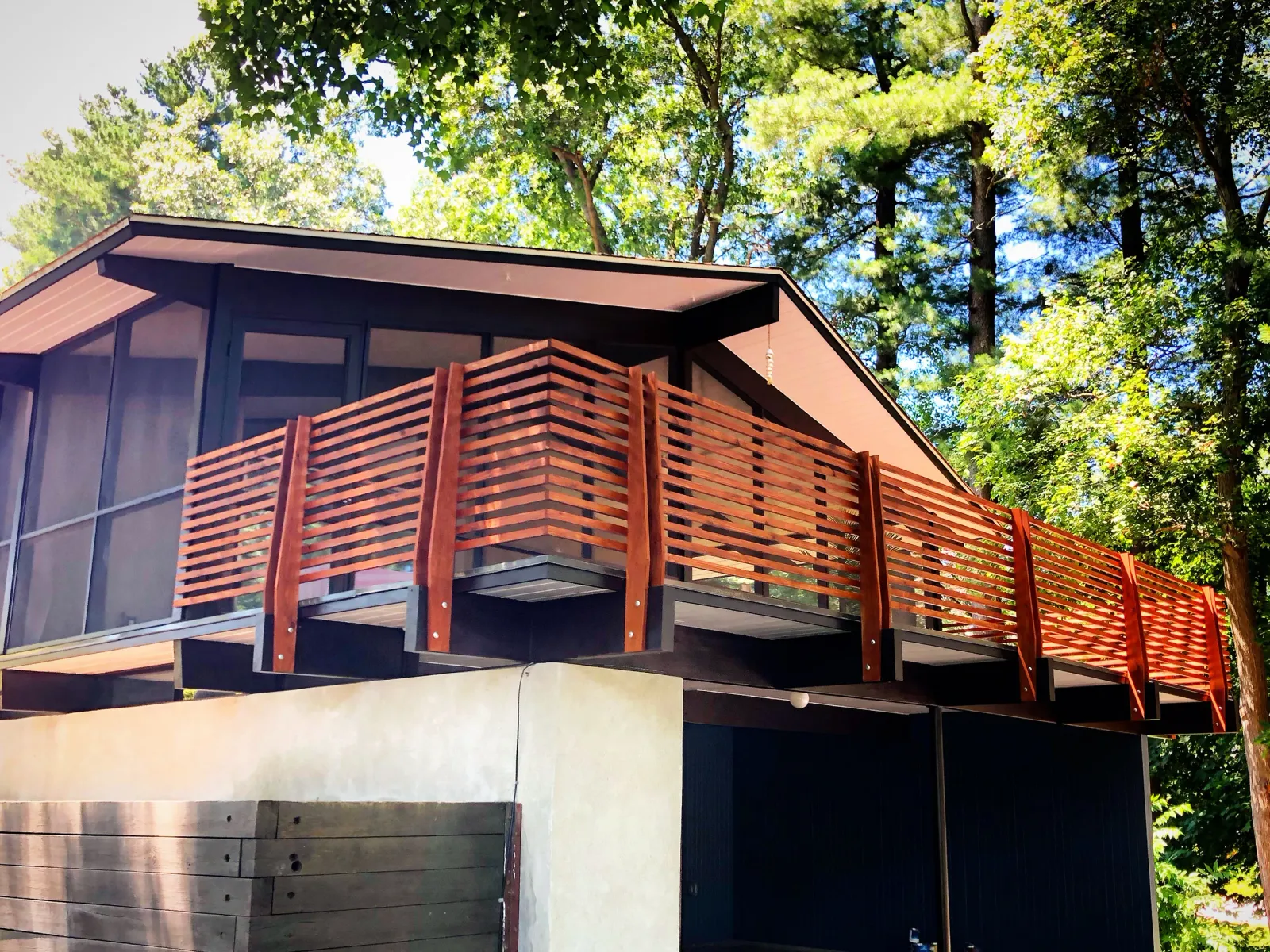 Wood Railing - Deck