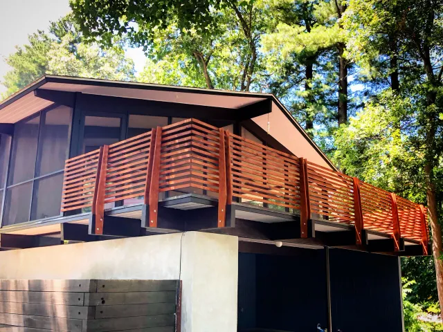 Wood Railing - Deck