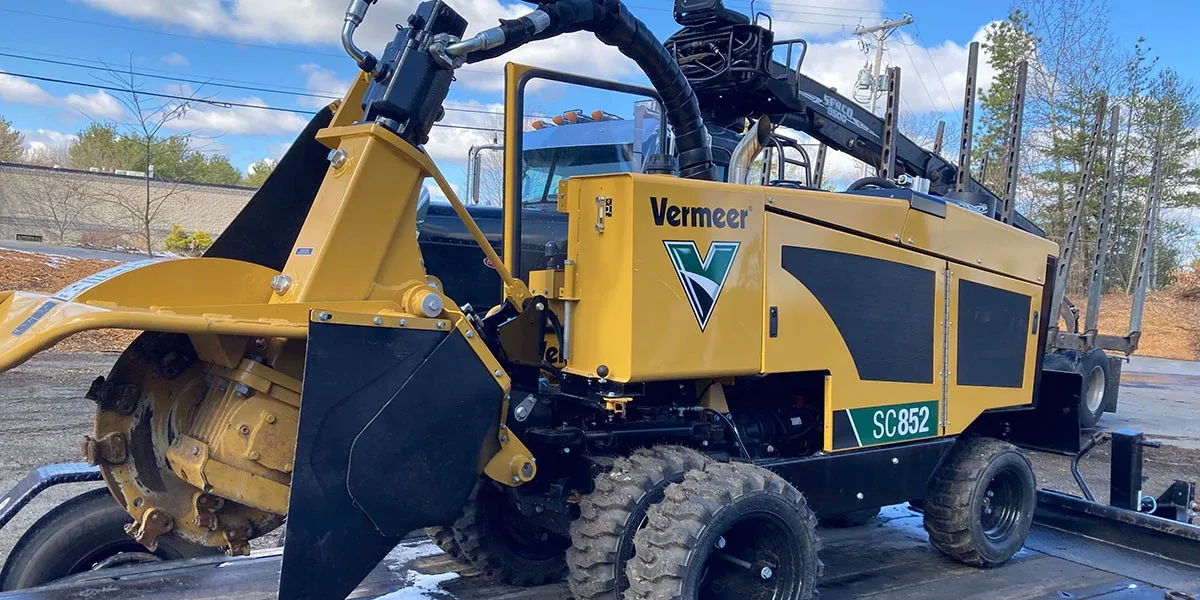 new stump grinder
