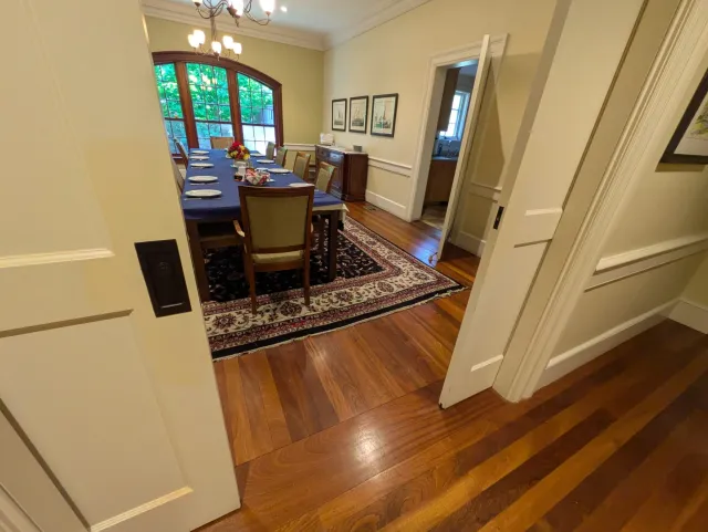 Pocket Door Handle Upgrade in Chestnut Hill — middlesex county