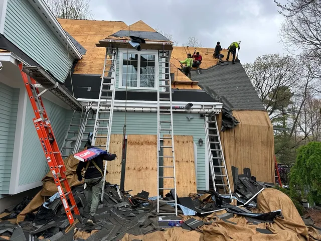 Removing old shingles