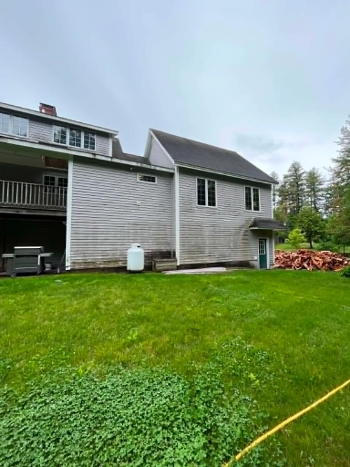 pressure washing - before