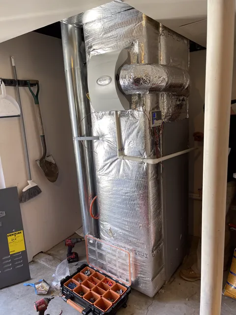 Add-on whole-house humidifier fitted to a furnace plenum