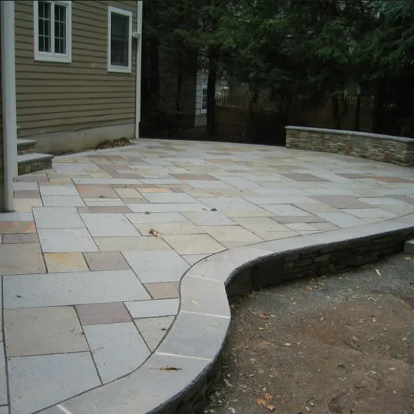 a pathway made of bricks