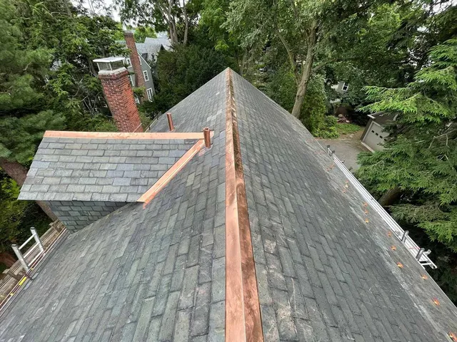 The Twelfth Century Slate Roofing work photo