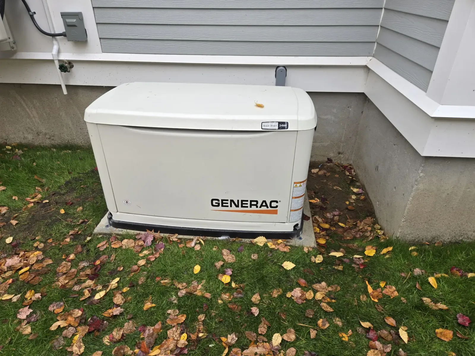 Generac whole-home generator installation completed by CNE Electrical in Hamilton, MA