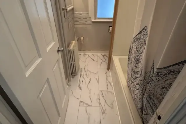 Laminate flooring installation after