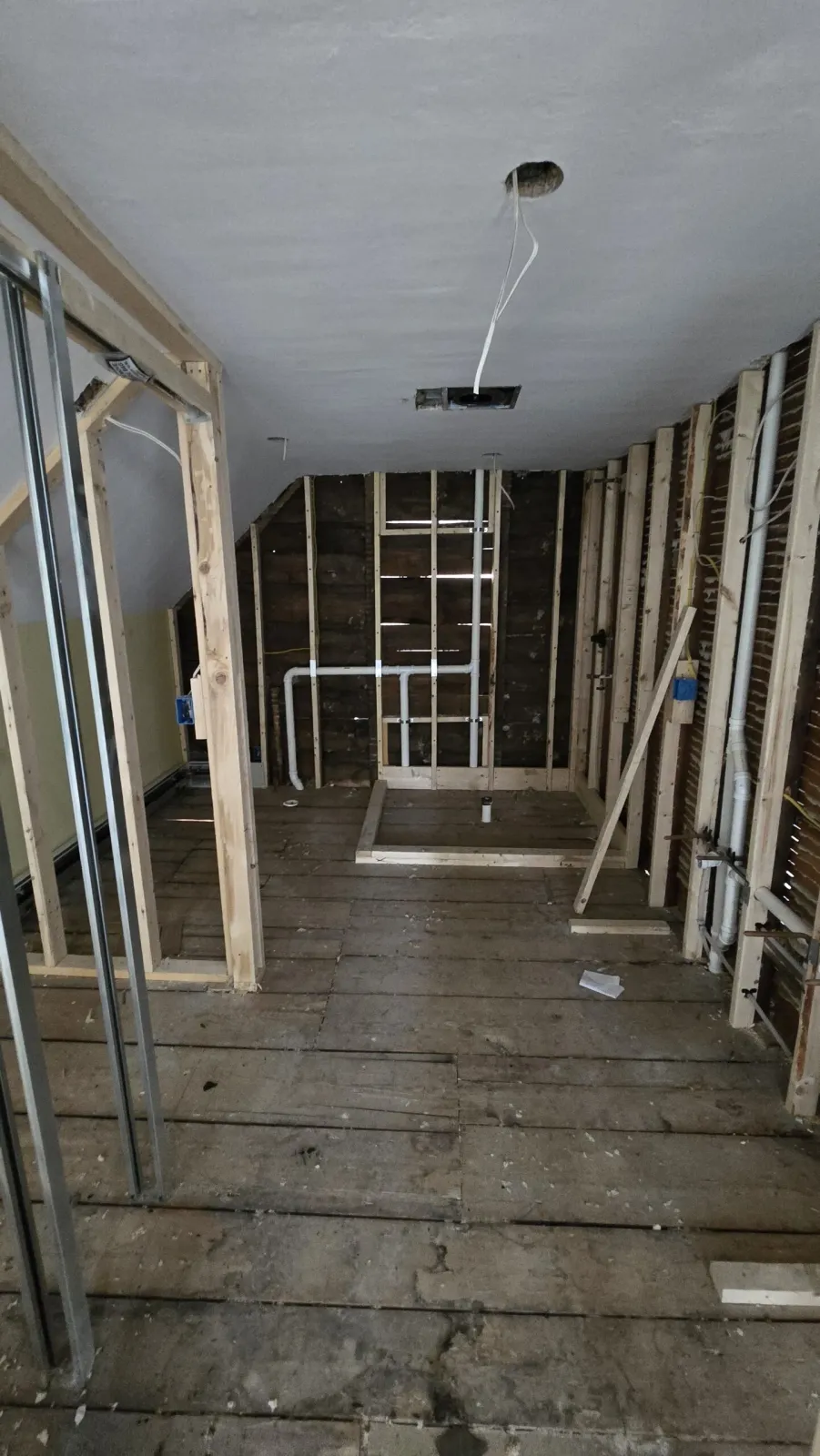 Condition when NERP took over the whole-house renovation in Wayland Massachusetts