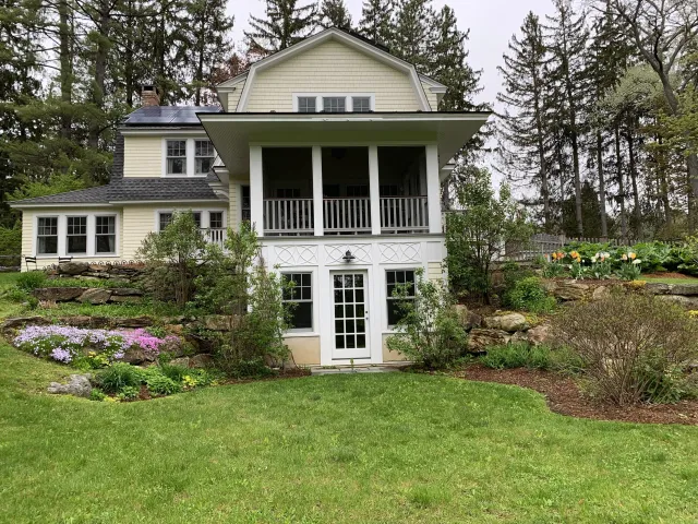 Terraced perennial and shrub garden