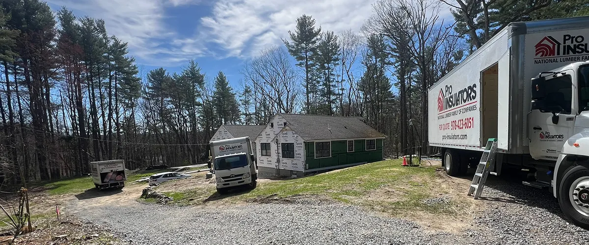 Pro Insulators at renovation jobsite in Berlin, MA